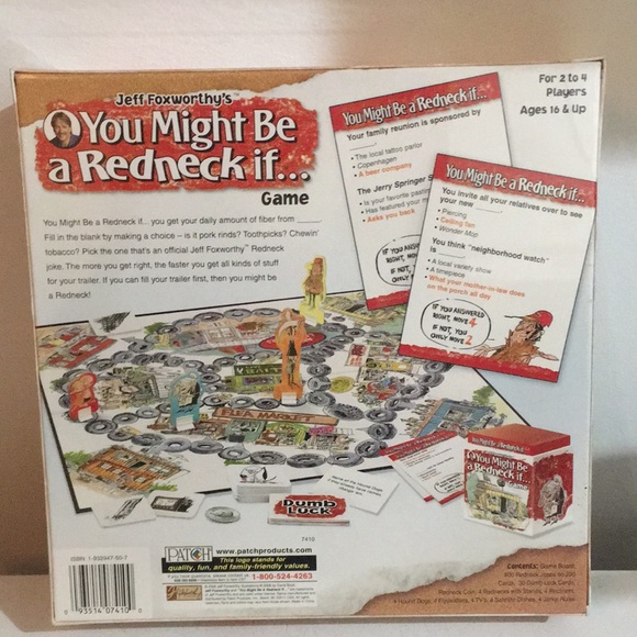 Vintage Jeff Foxworthy’s You Might Be A Redneck If Game New - Picture 2 of 4